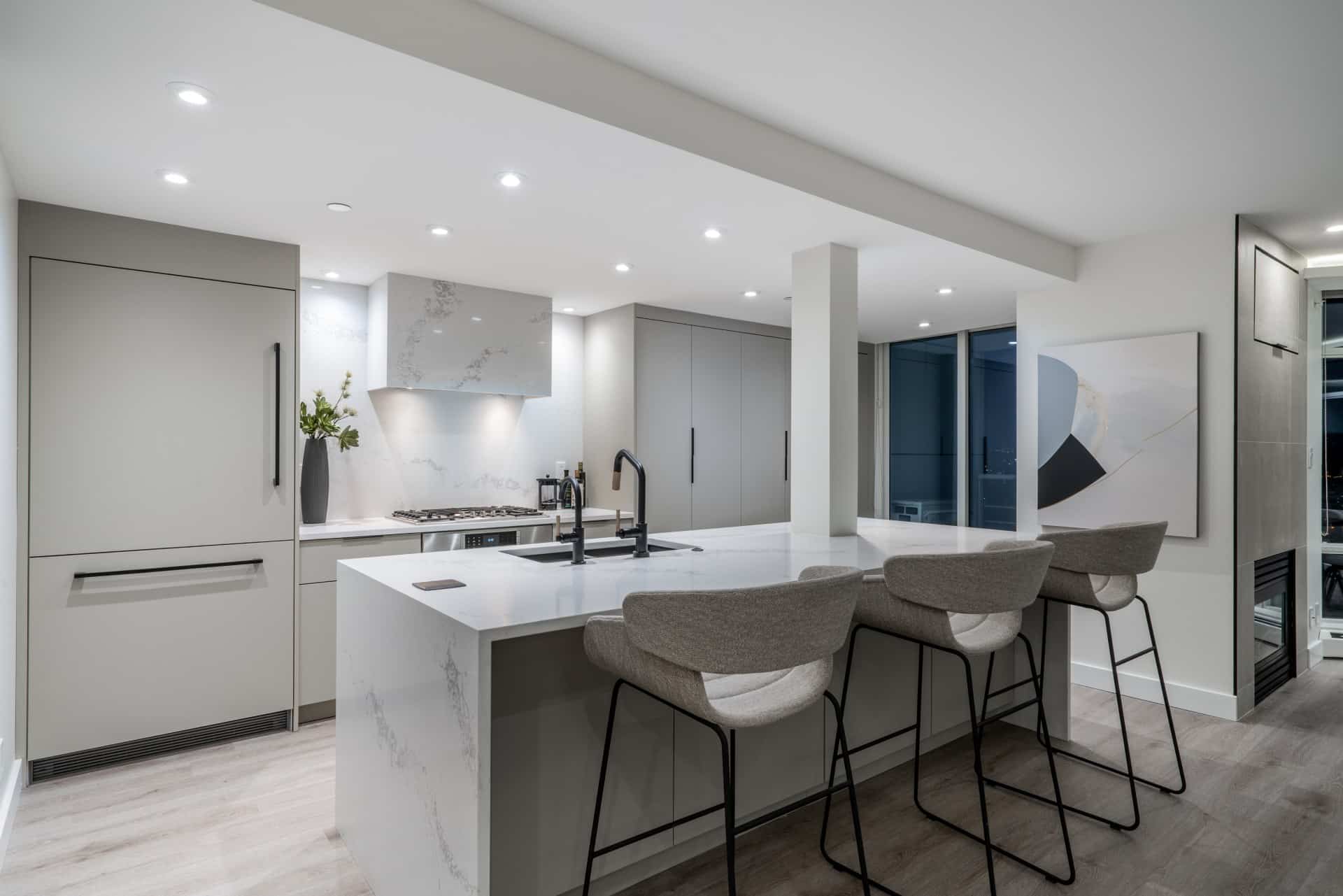 Cuisine moderne à concept ouvert à Montréal