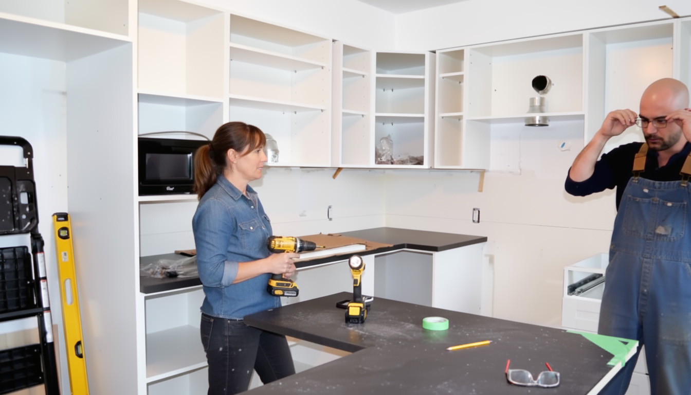 Installation de cuisines et salles de bains professionnelle à Montréal